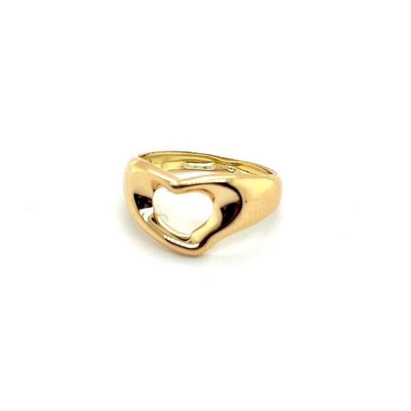 Tiffany & Co Estate Ring Size 4.25 18k Y Gold TIF327 - Picture 4 of 5